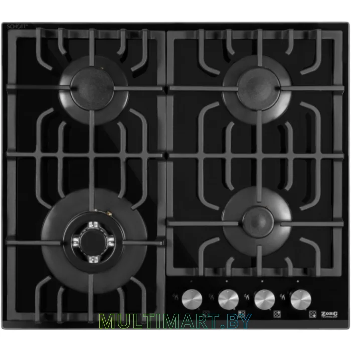 Газовая варочная панель ZorG Technology H6003P051S (черный)